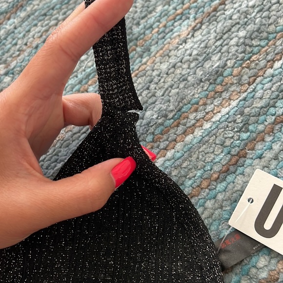 Black Sparkly and Strappy Urban Outfitters “Out From Under” S Bathing suit - Picture 5 of 5